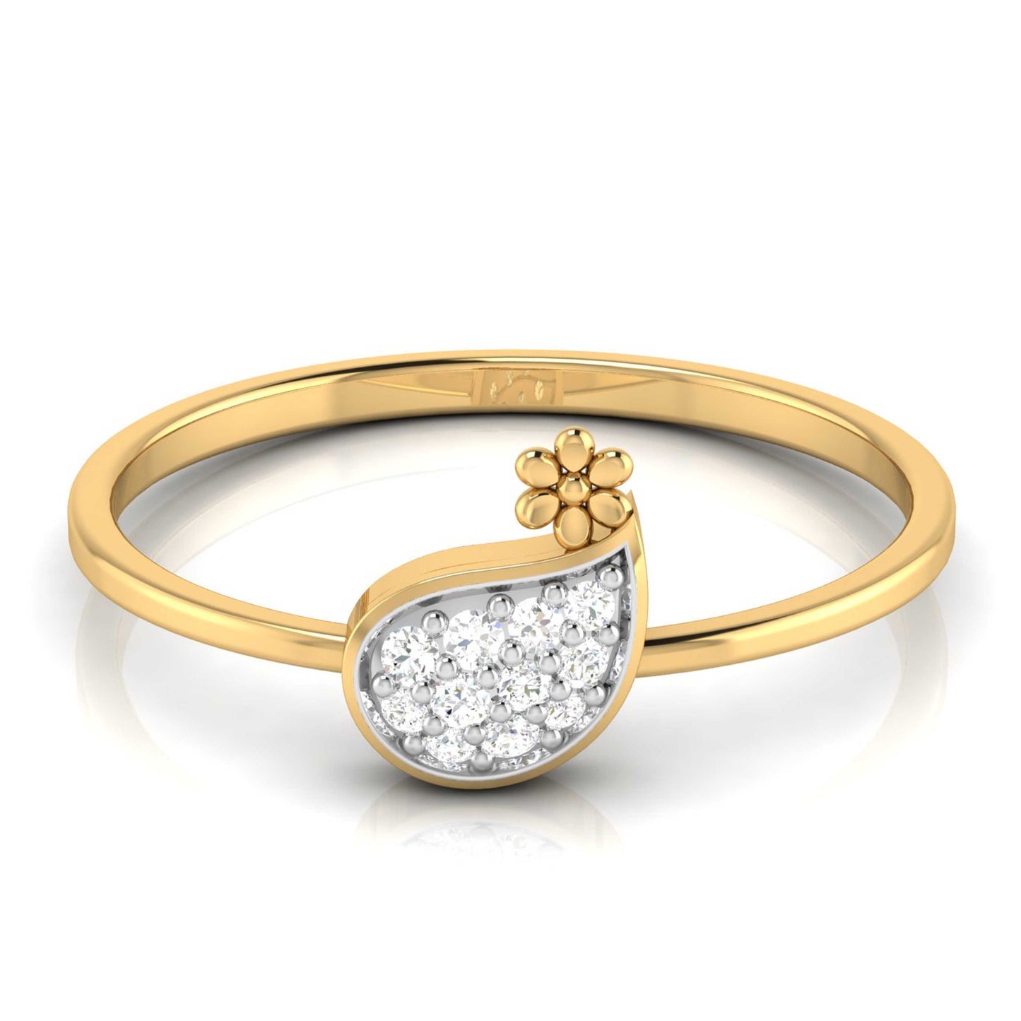 Oceanic Opulence 14Kt Diamond Ring