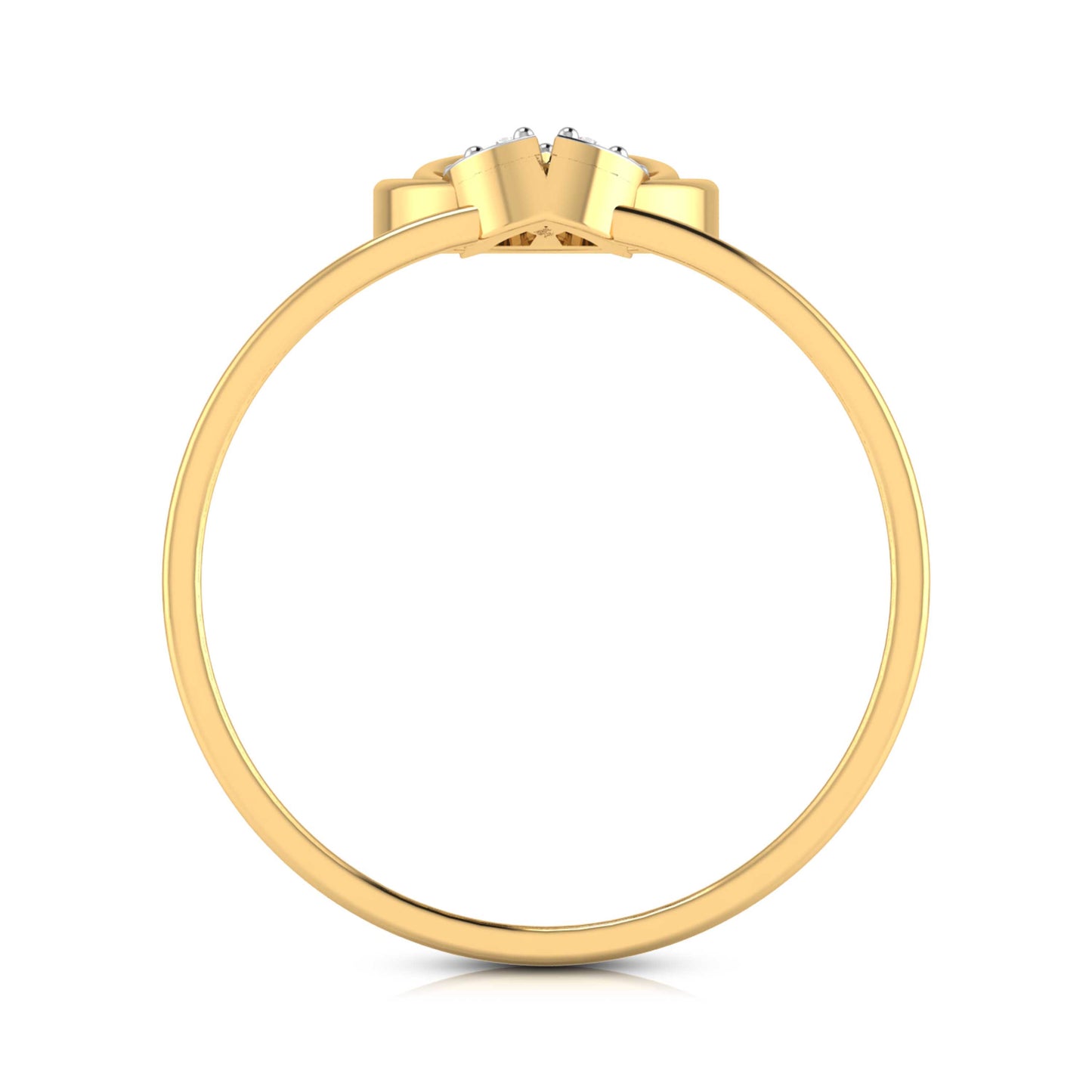 Cosmic Crest 14Kt Diamond Ring