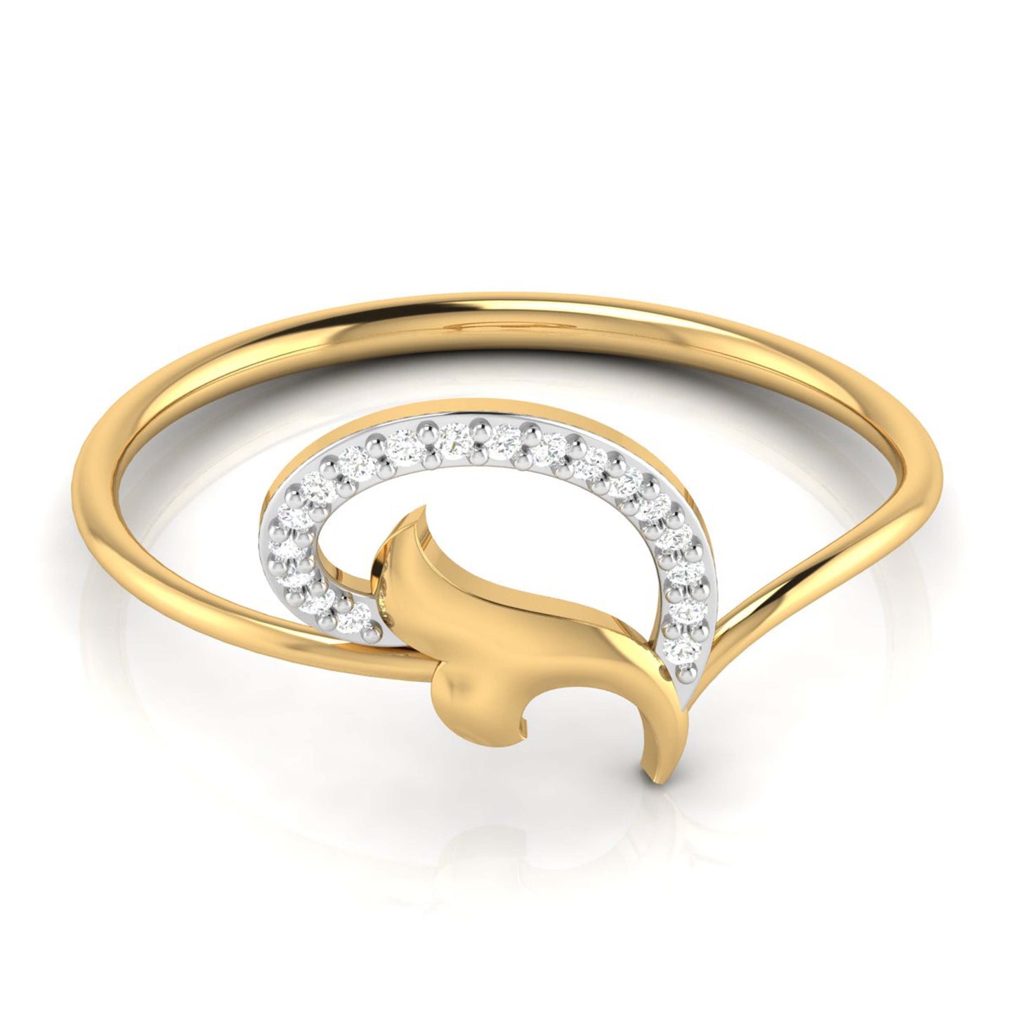 Solar Serenity 14Kt Diamond Ring