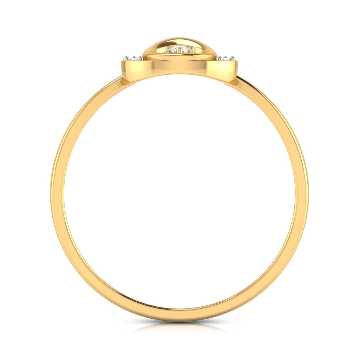 Gilded Gala 14Kt Diamond Ring