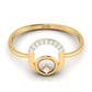 Gilded Gala 14Kt Diamond Ring