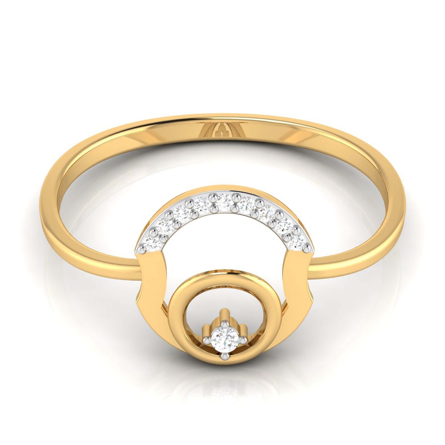 Gilded Gala 14Kt Diamond Ring