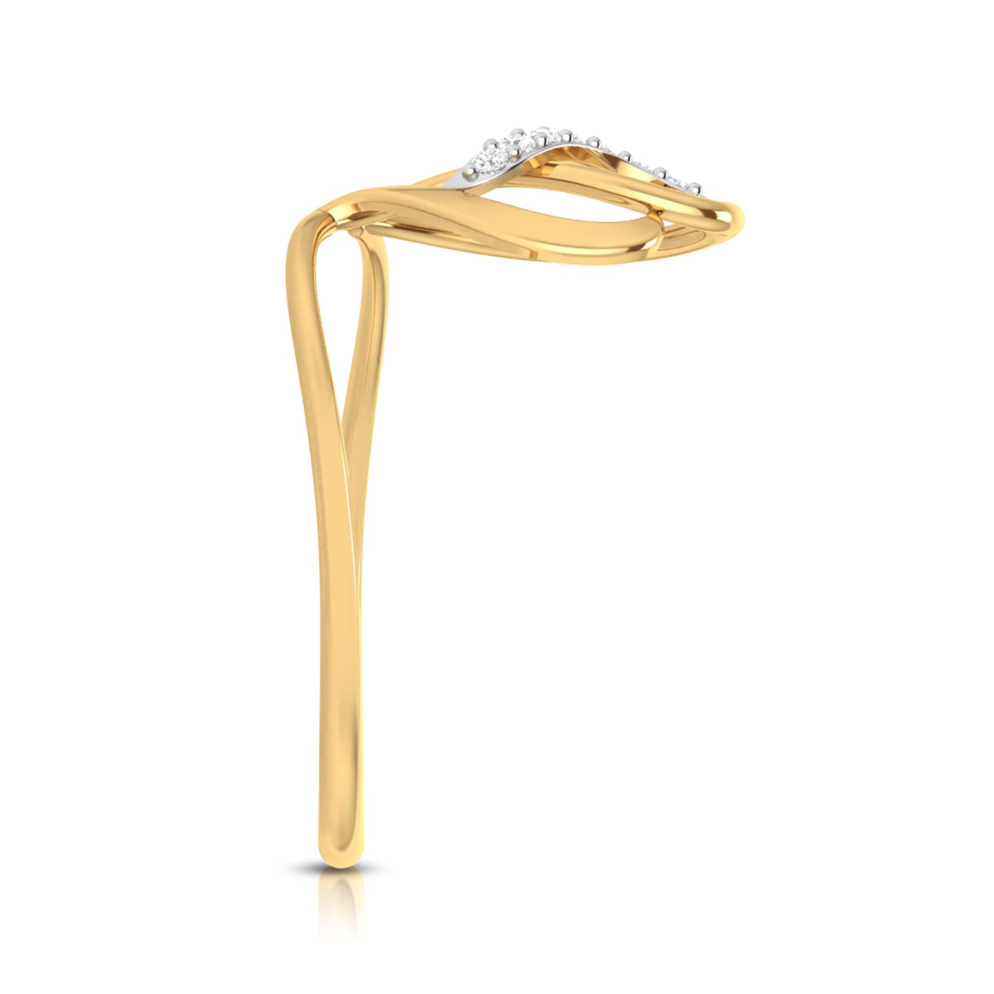 Serene Sapphire Whisper 14Kt Diamond Ring