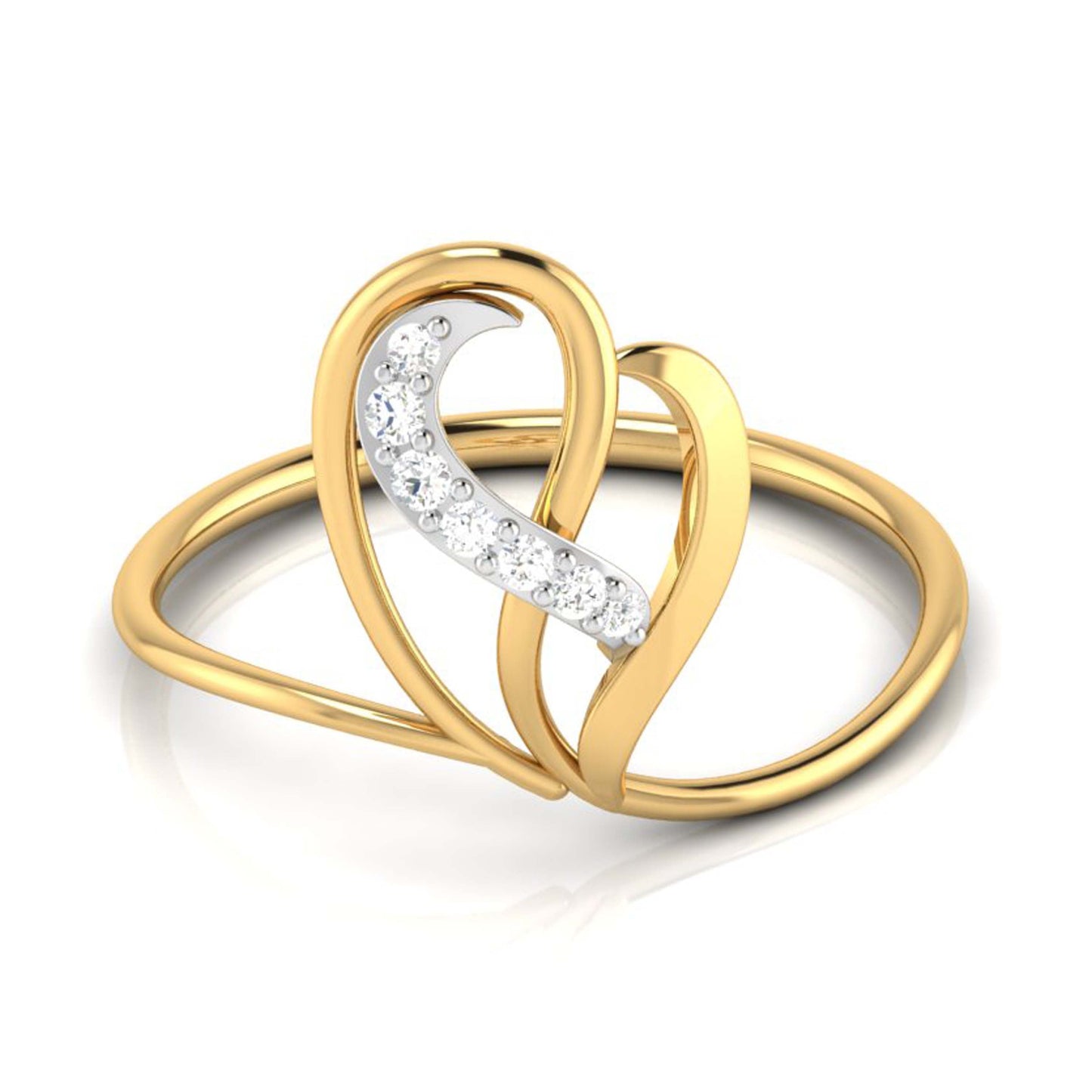 Serene Sapphire Whisper 14Kt Diamond Ring