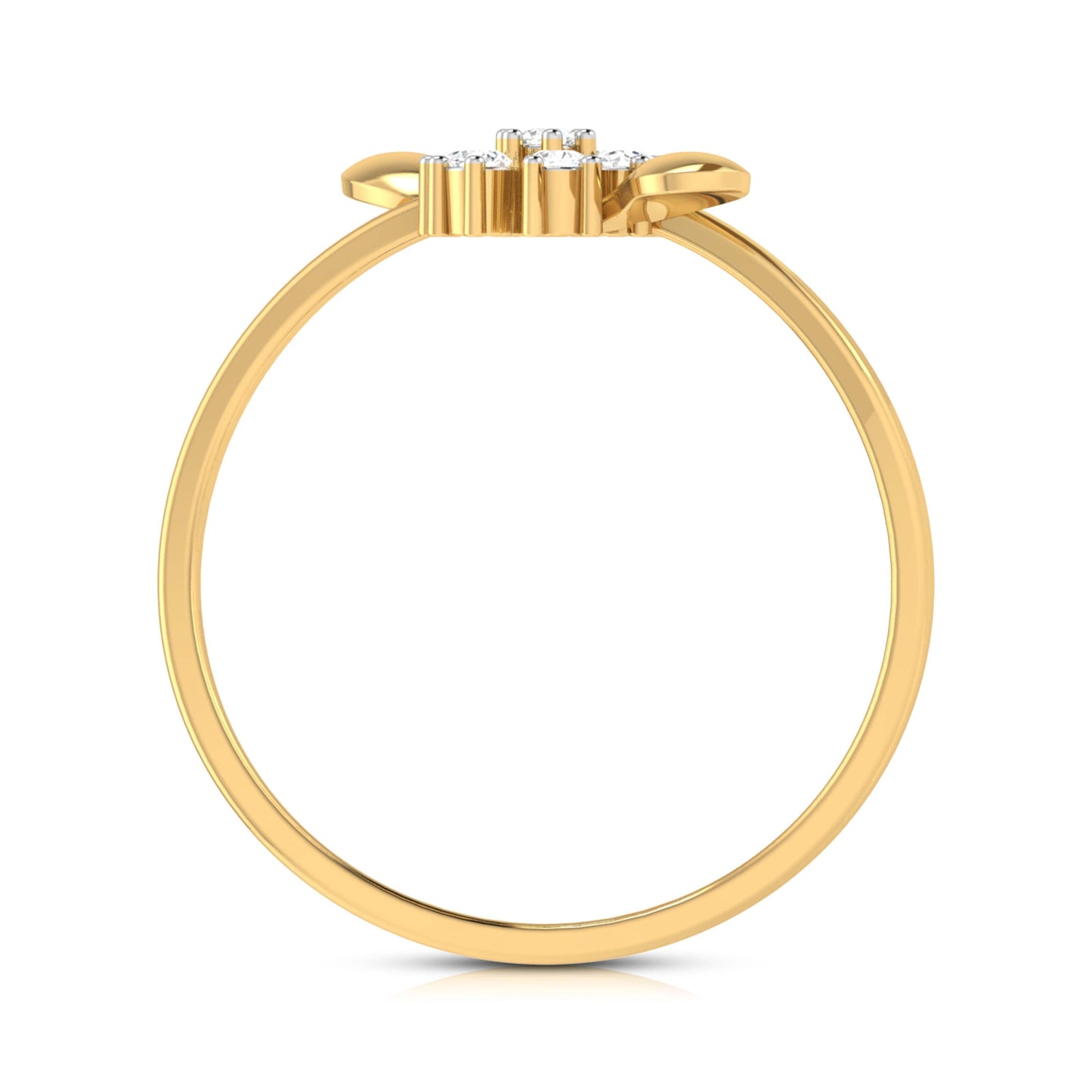 Ethereal Ember 14Kt Diamond Ring