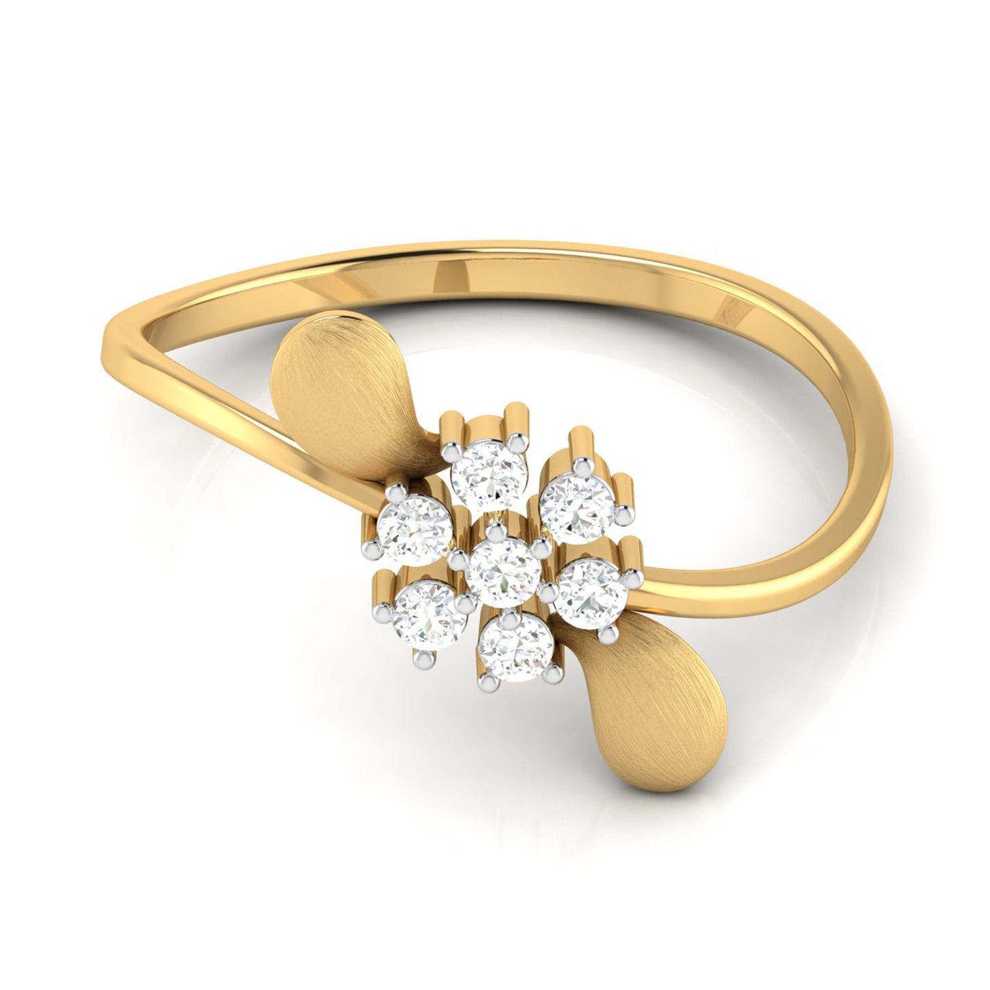 Ethereal Ember 14Kt Diamond Ring