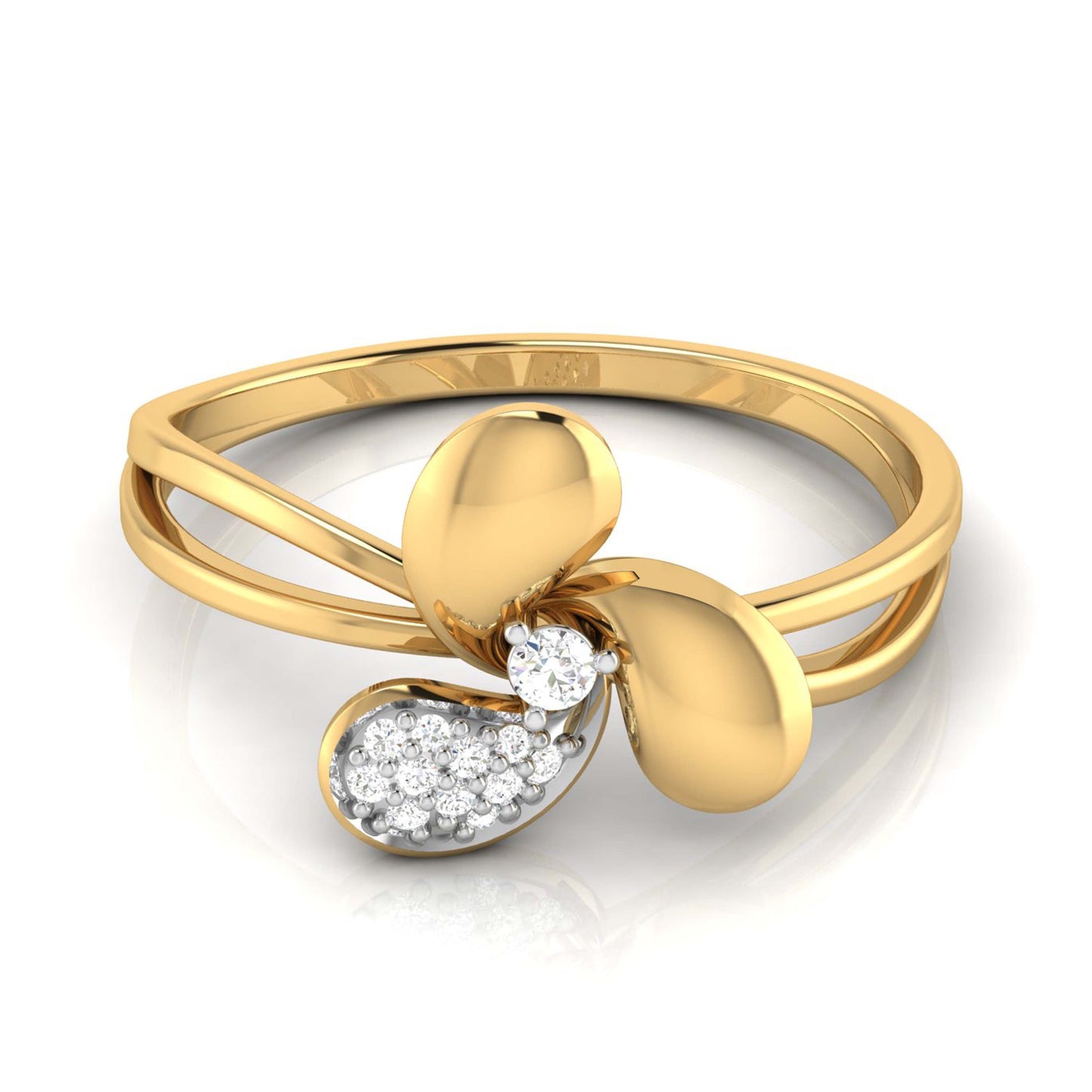 Mystical Moonstone 18Kt Diamond Ring