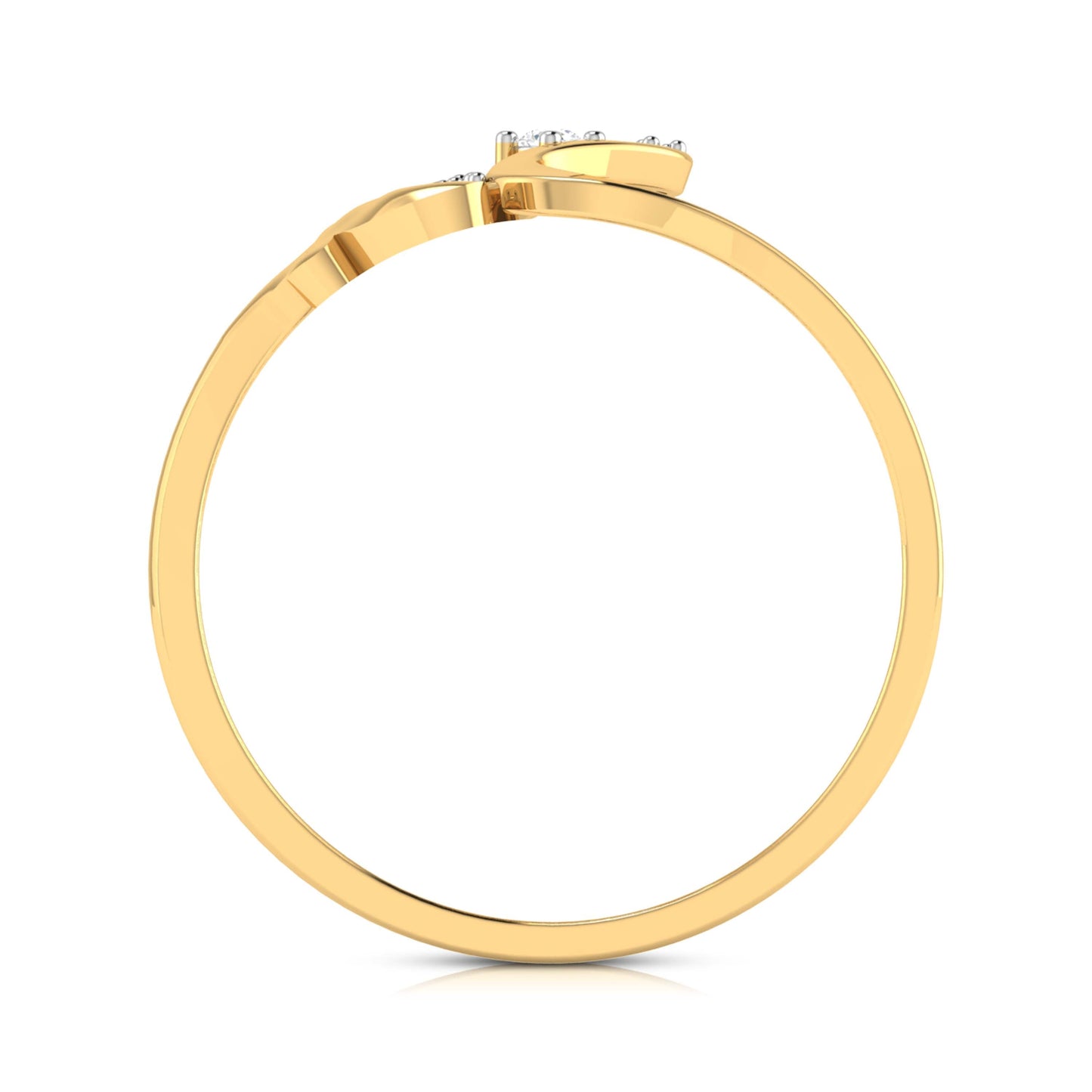 Lustrous Lace 14Kt Diamond Ring