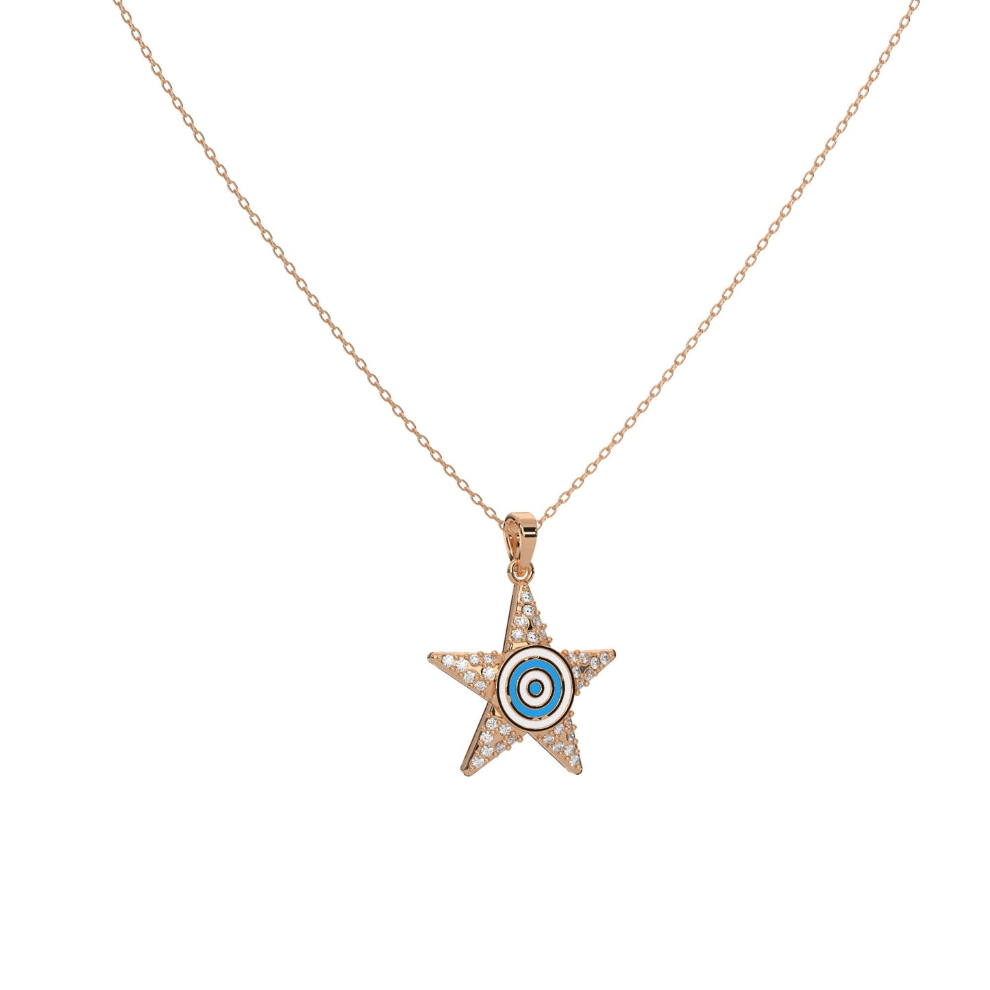 Radiant Cascade Diamond Chain Necklace 18k