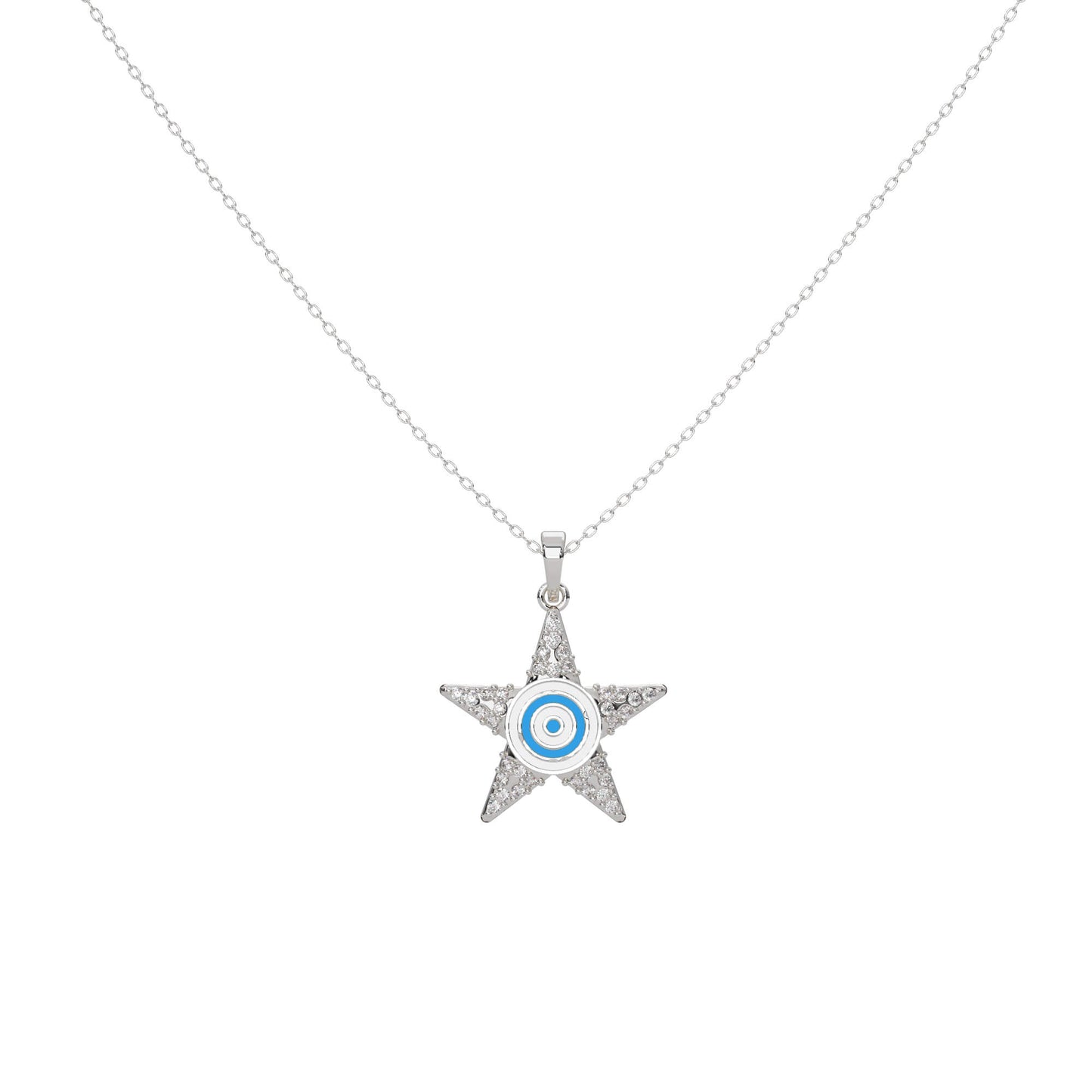 Radiant Cascade Diamond Chain Necklace