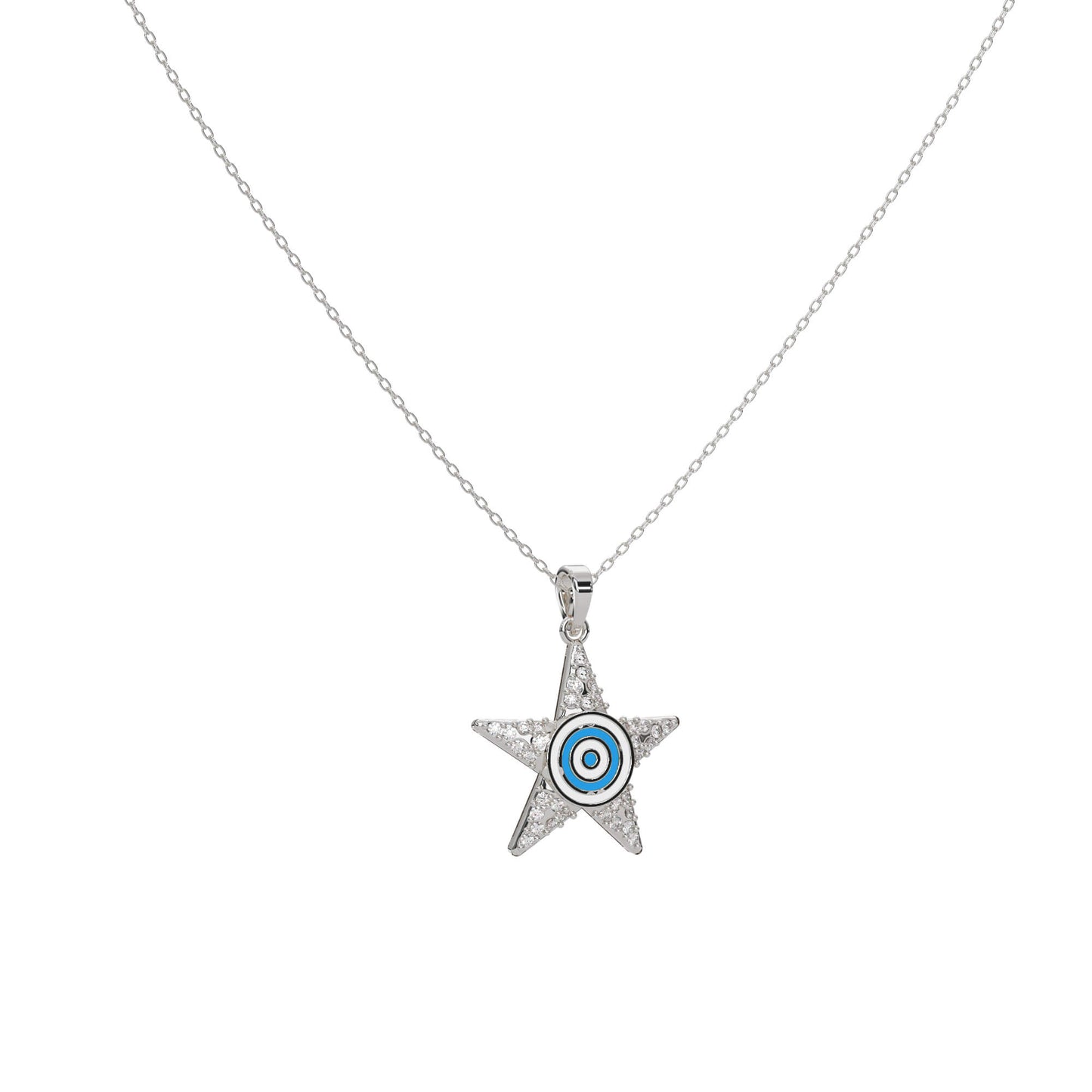 Radiant Cascade Diamond Chain Necklace