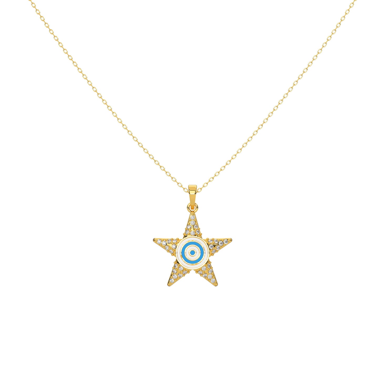 Radiant Cascade Diamond Chain Necklace