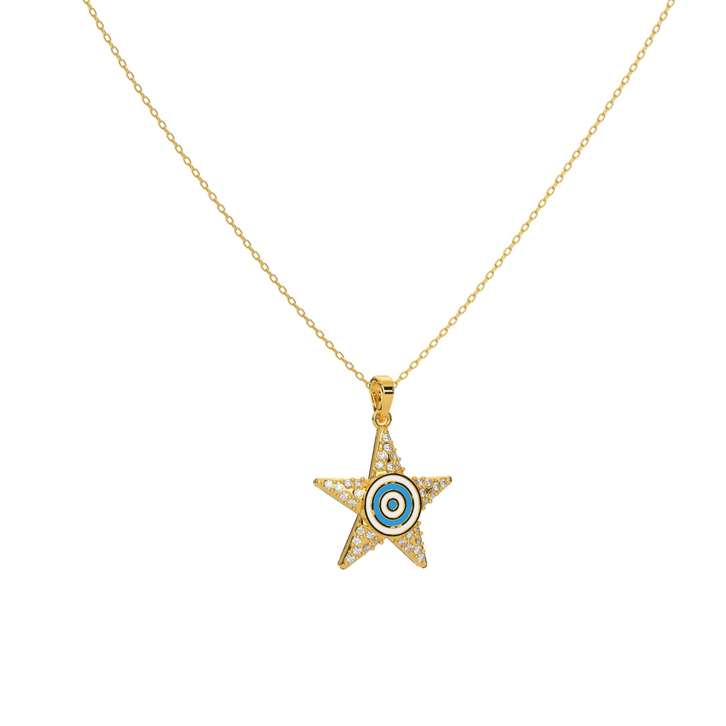 Radiant Cascade Diamond Chain Necklace