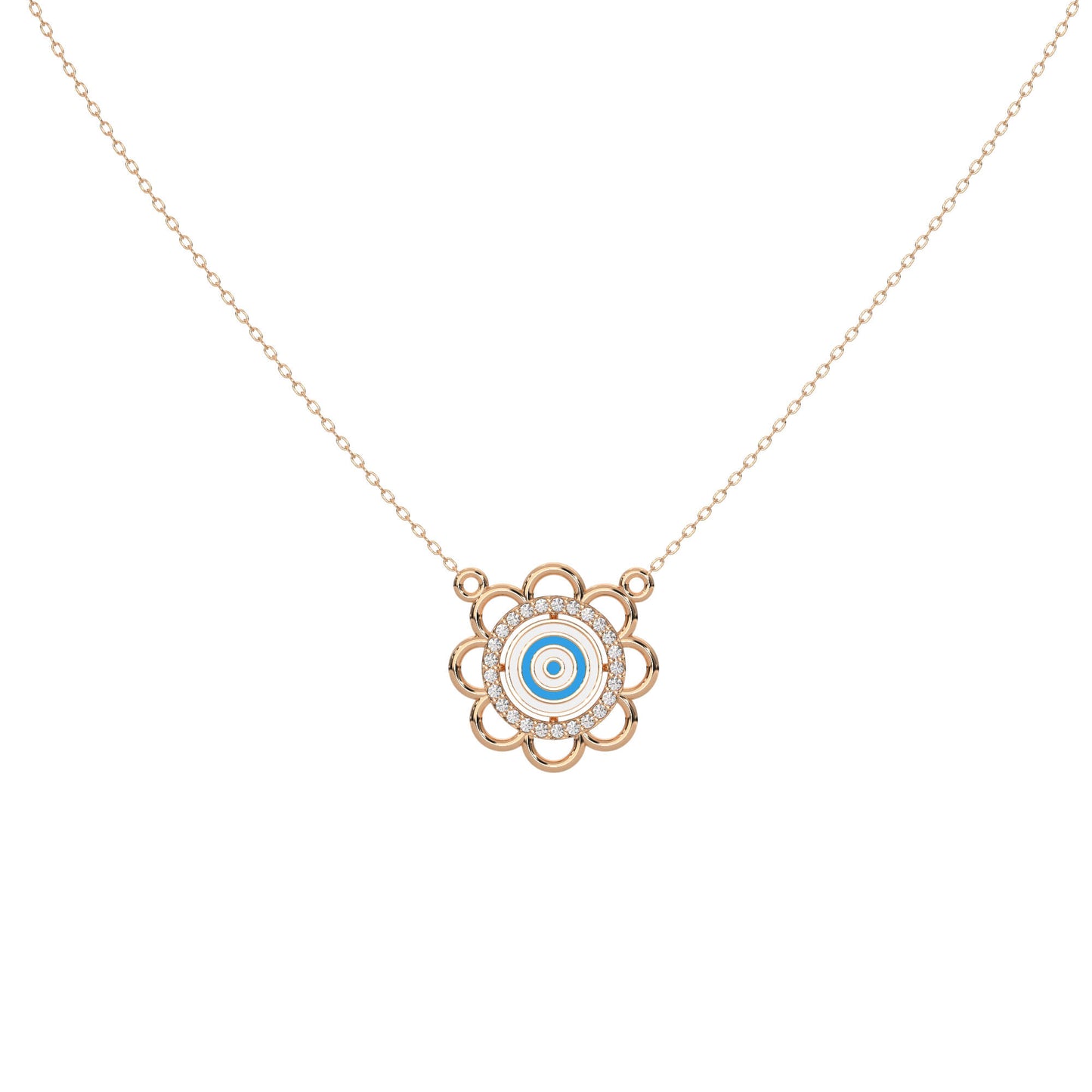 Glittering Glamour Chain Necklace 18k