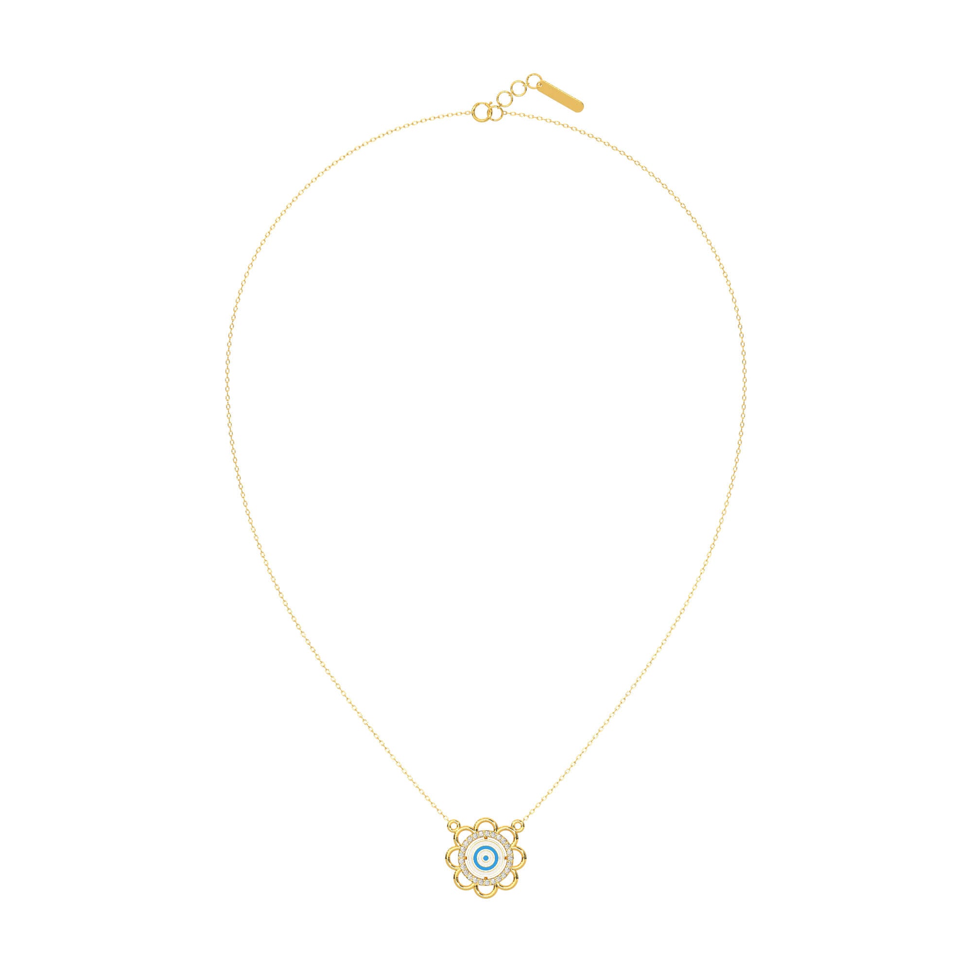 Glittering Glamour Chain Necklace