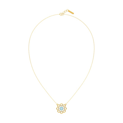 Glittering Glamour Chain Necklace 18k