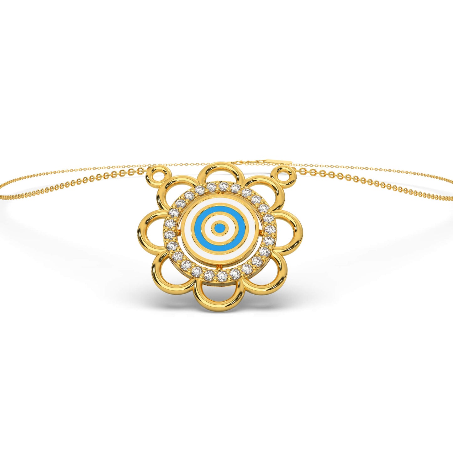 Glittering Glamour Chain Necklace 18k