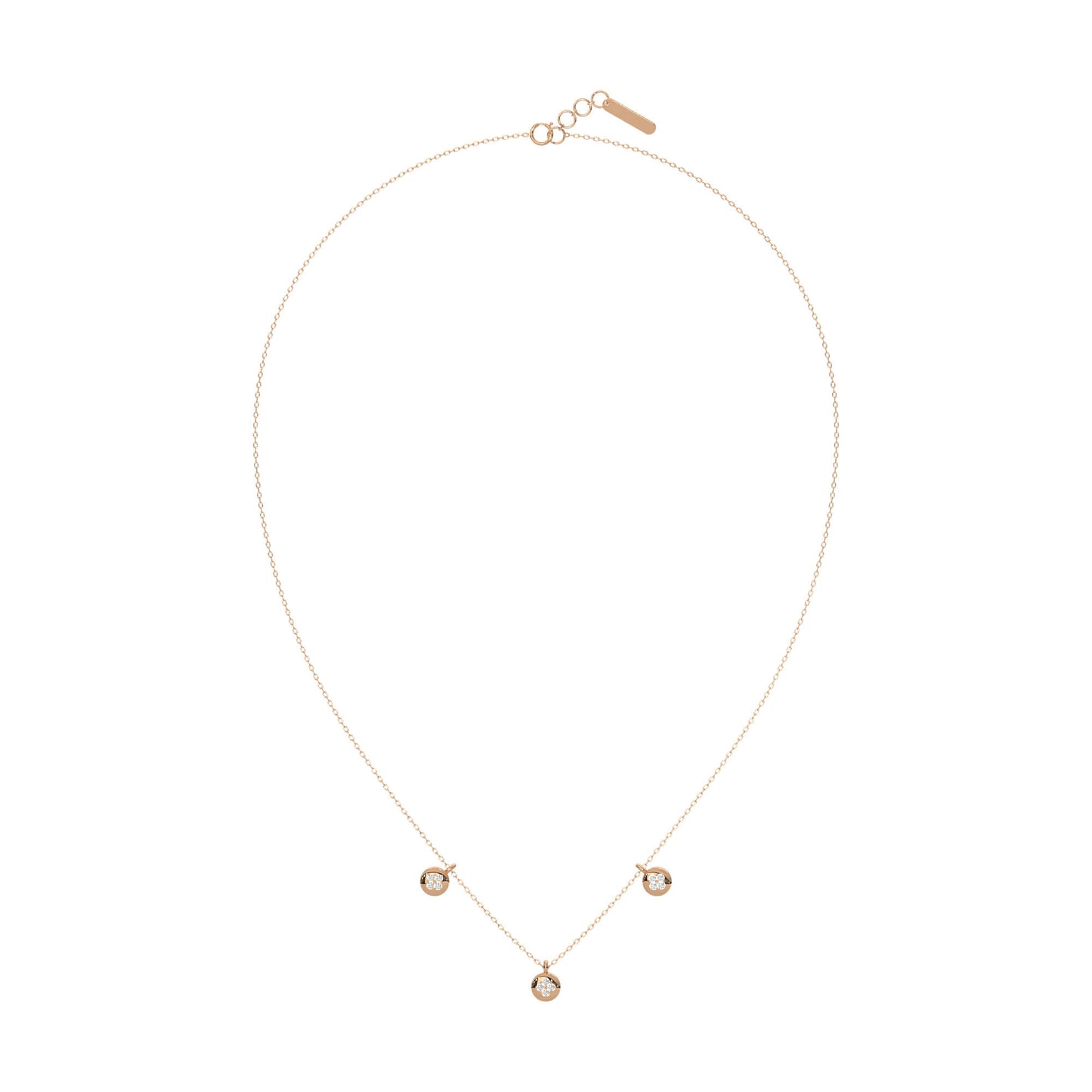 Twinkling Tranquility Diamond Necklace 18k