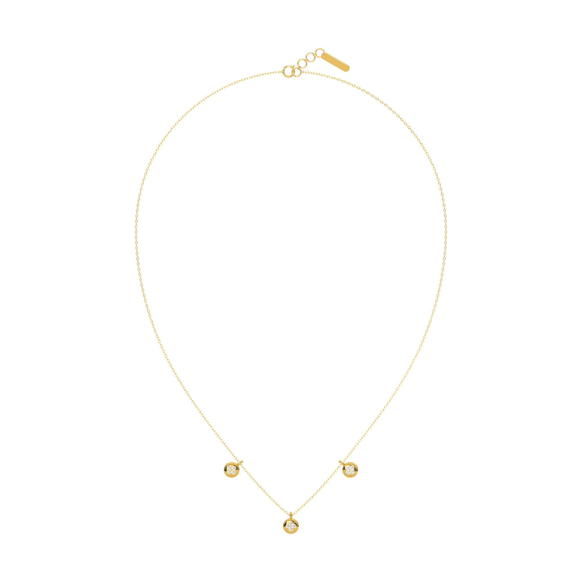 Twinkling Tranquility Diamond Necklace
