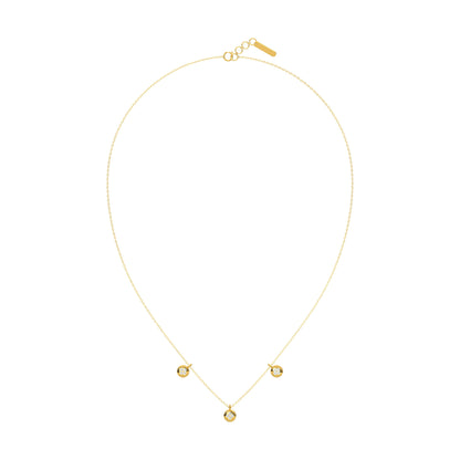 Twinkling Tranquility Diamond Necklace 18k