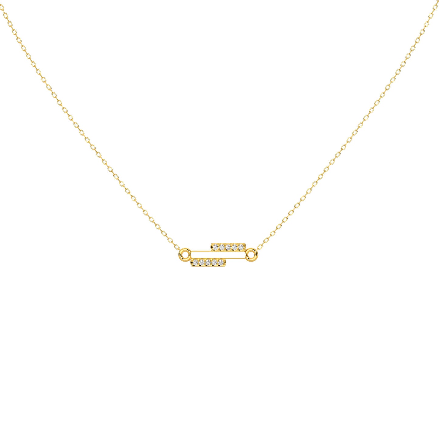 Glistening Galaxy Chain Necklace 18k