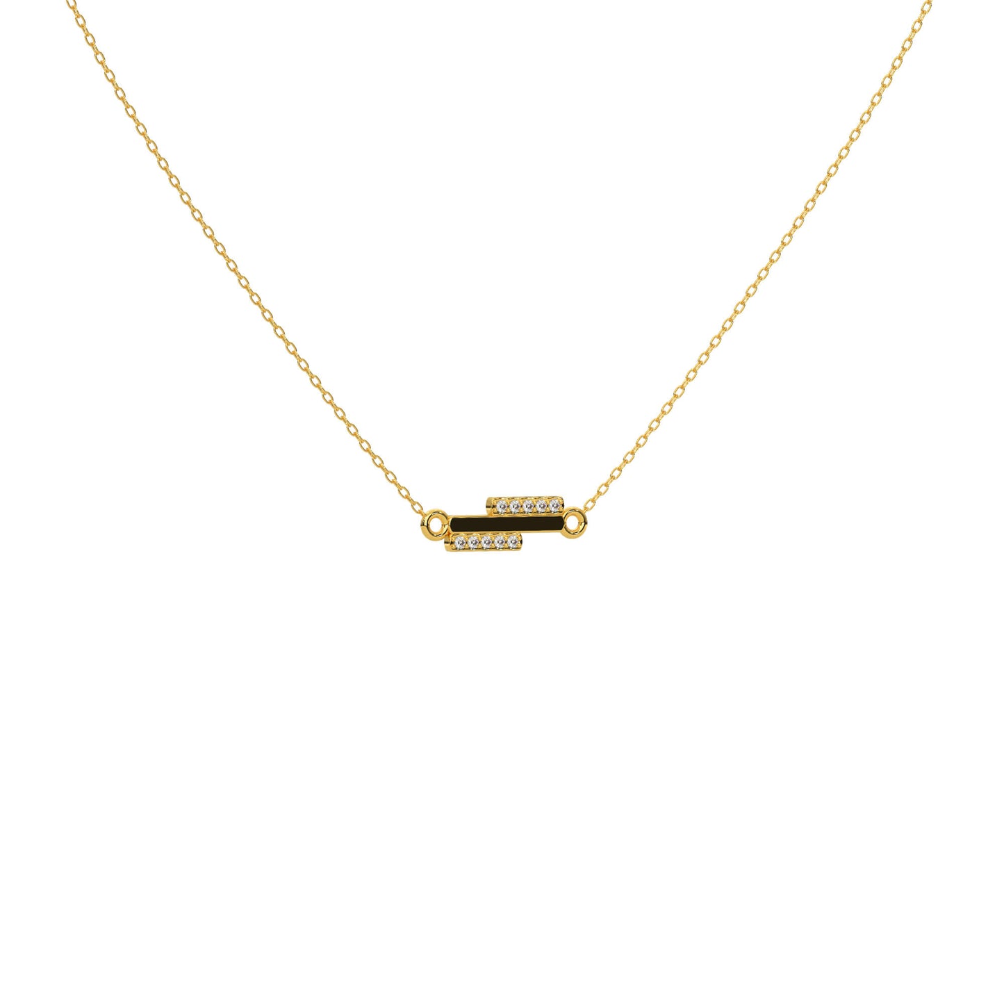 Glistening Galaxy Chain Necklace 18k