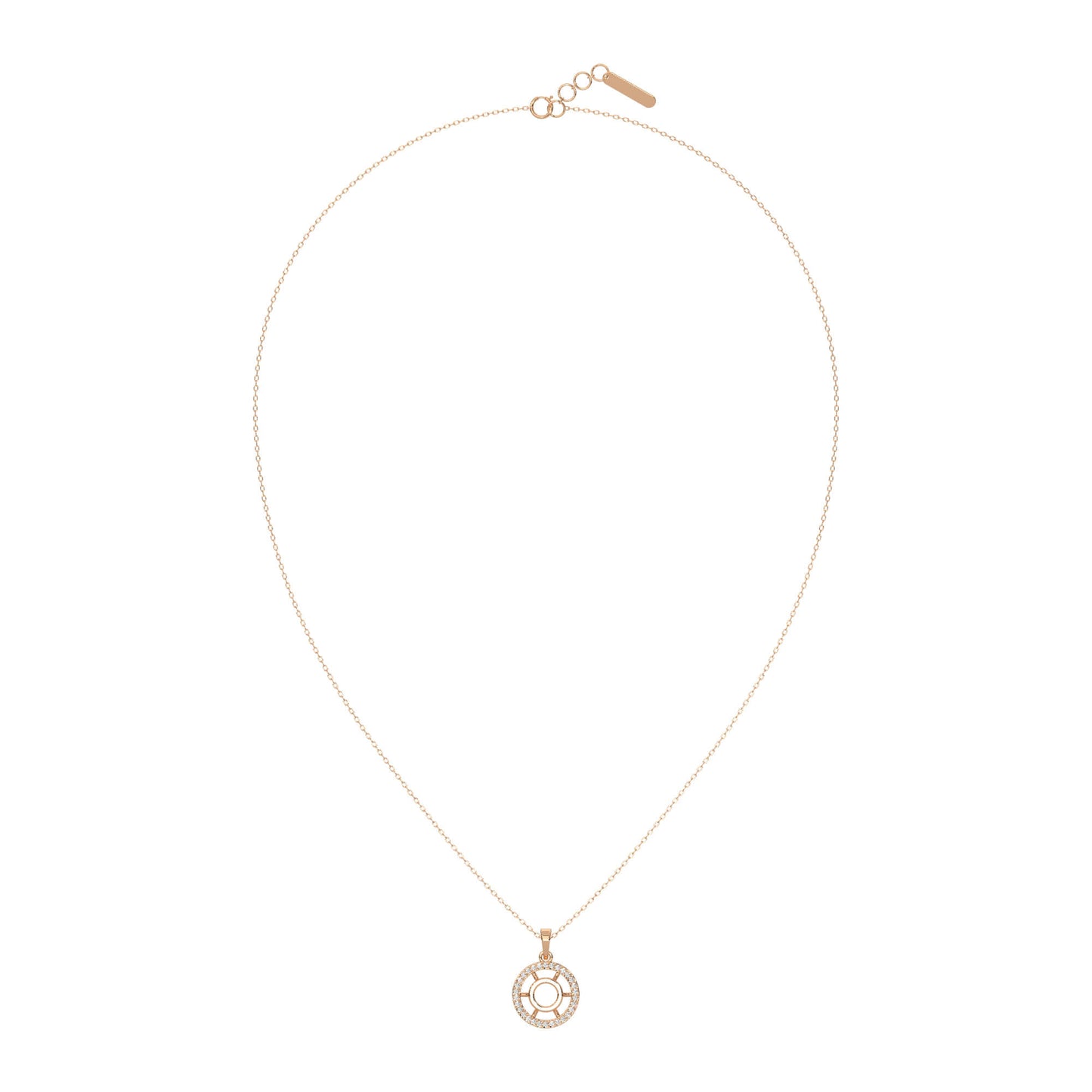 Luminescent Luster Diamond Necklace