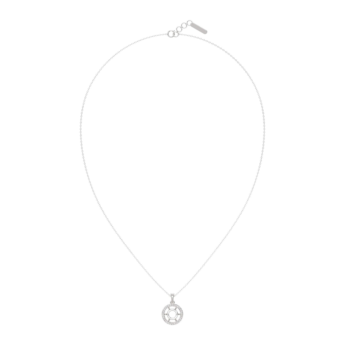 Luminescent Luster Diamond Necklace