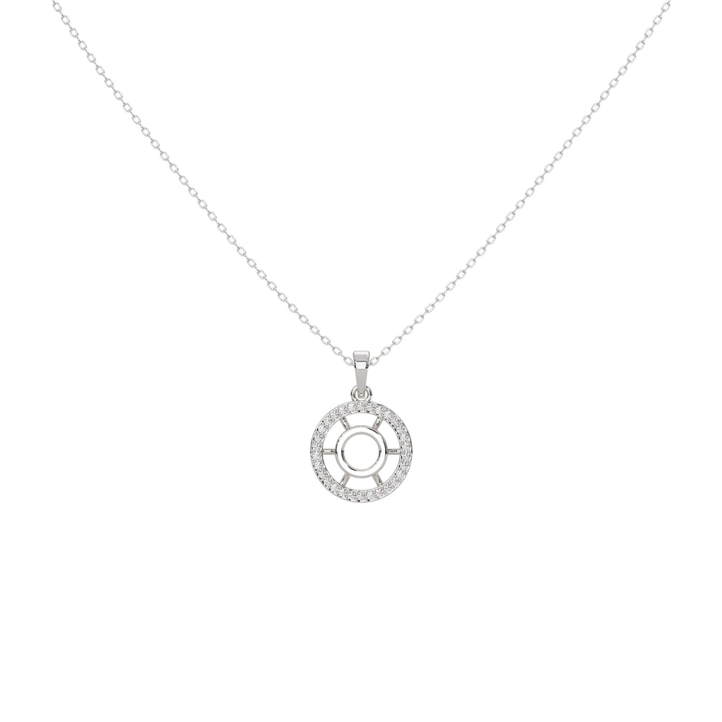 Luminescent Luster Diamond Necklace 18k