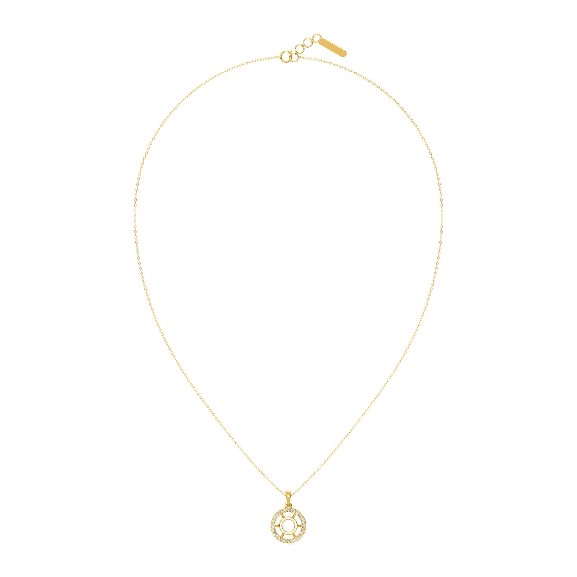 Luminescent Luster Diamond Necklace