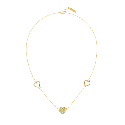 Radiant Reflection Diamond Necklace 18k