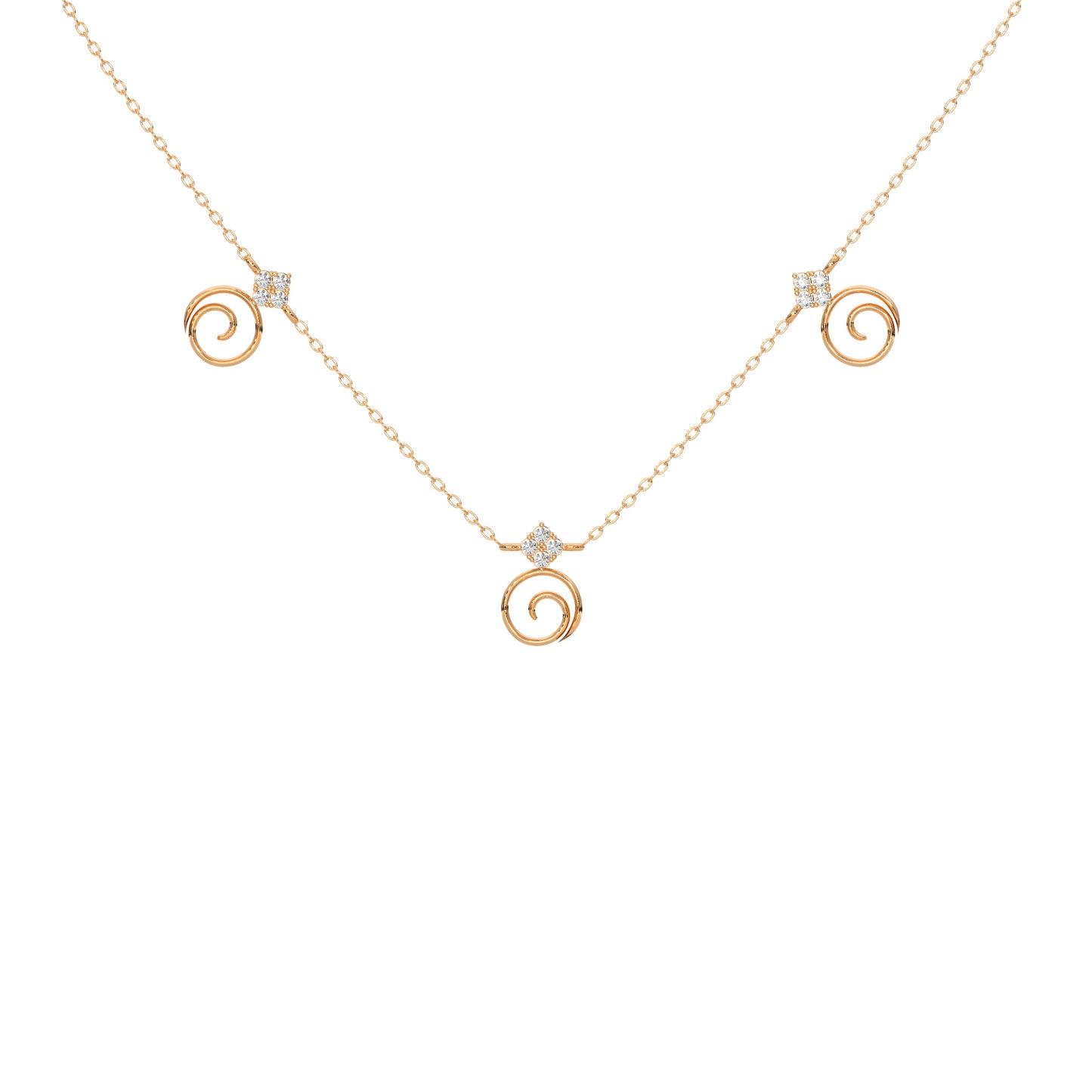 Luminous Lavishness Chain Necklace