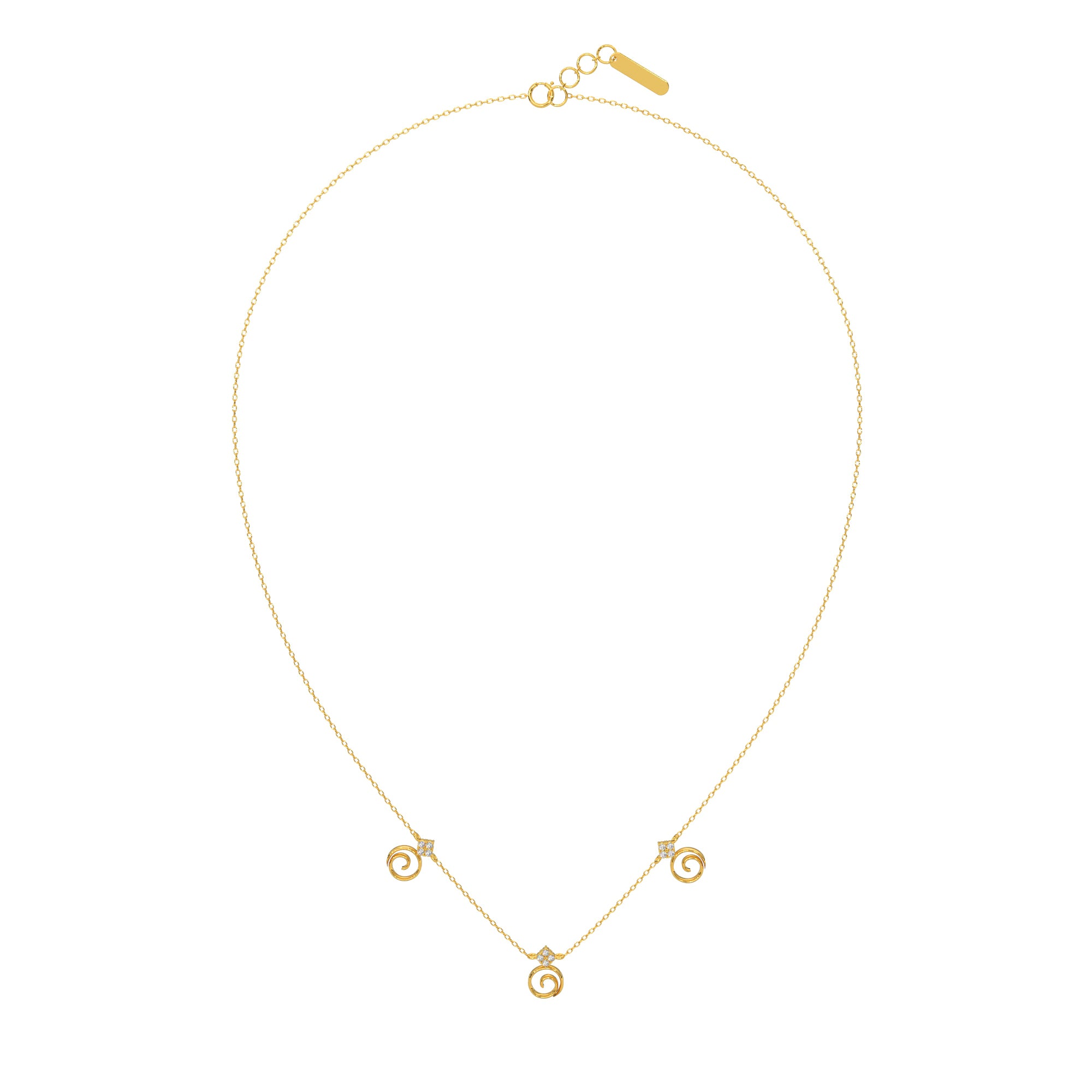 Luminous Lavishness Chain Necklace