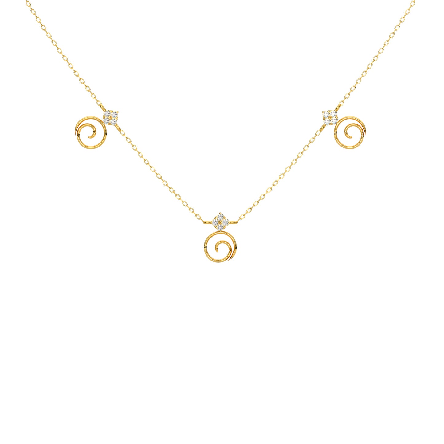 Luminous Lavishness Chain Necklace 18k