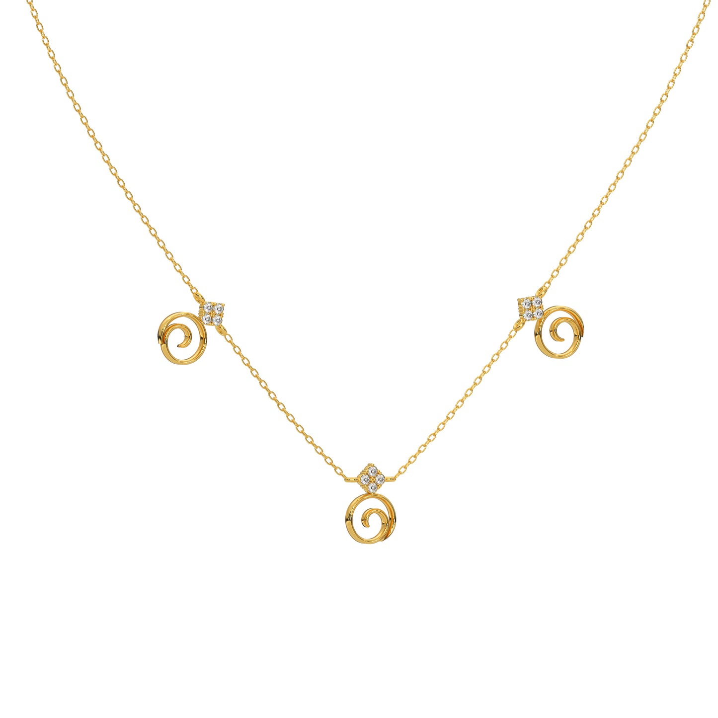 Luminous Lavishness Chain Necklace 18k
