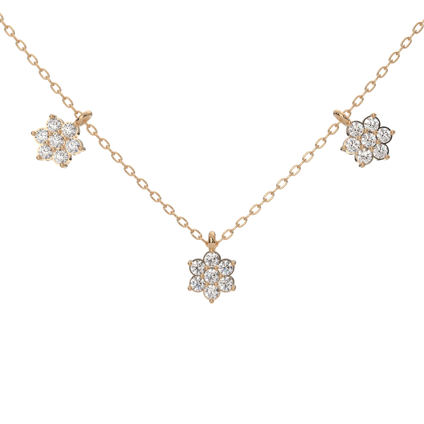 Bedazzling Brilliance Diamond Necklace 18k
