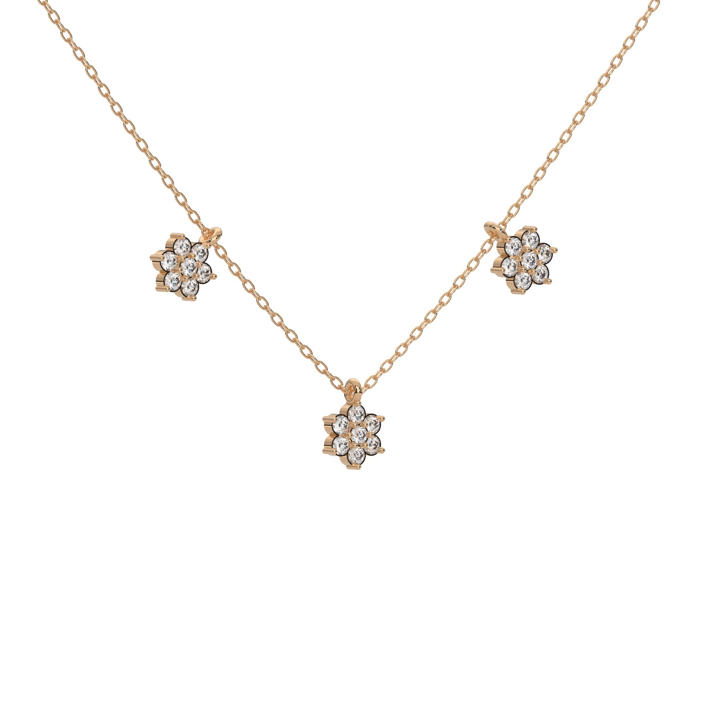 Bedazzling Brilliance Diamond Necklace 18k