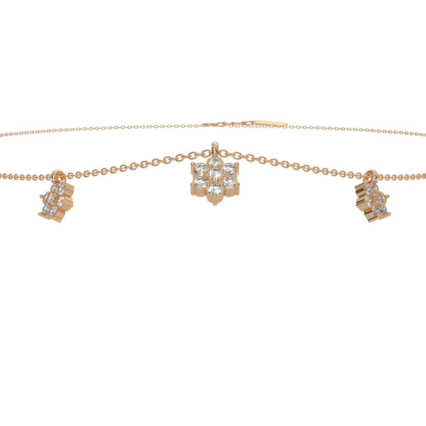 Bedazzling Brilliance Diamond Necklace 18k