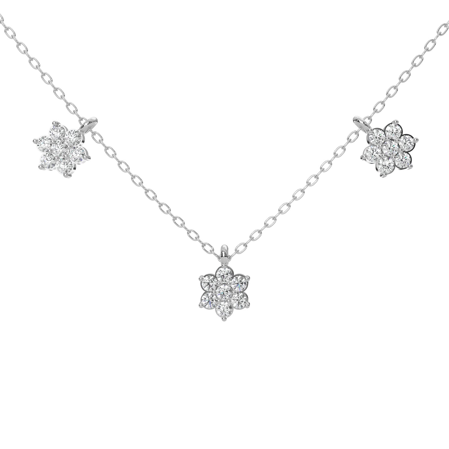 Bedazzling Brilliance Diamond Necklace 18k