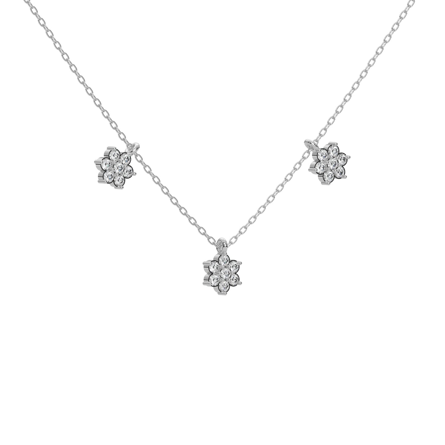 Bedazzling Brilliance Diamond Necklace 18k