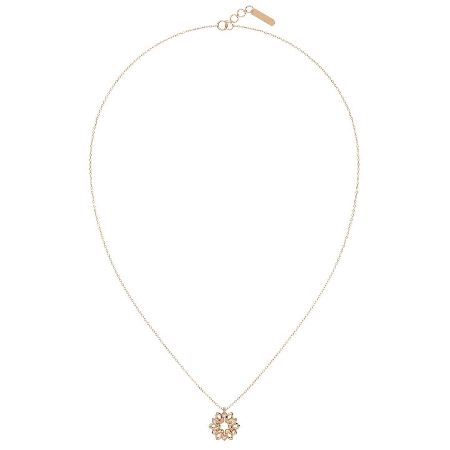 Whispering Willow Necklace 18k