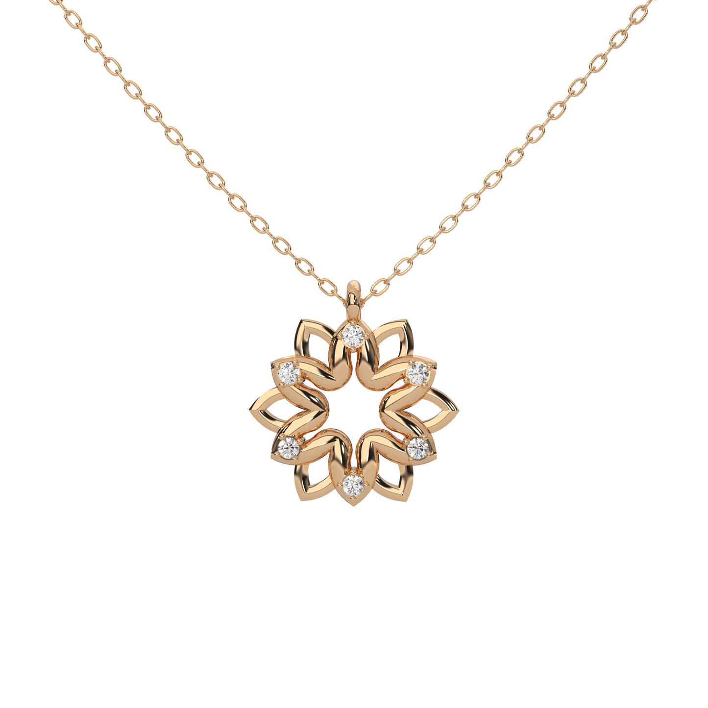Whispering Willow Necklace 18k