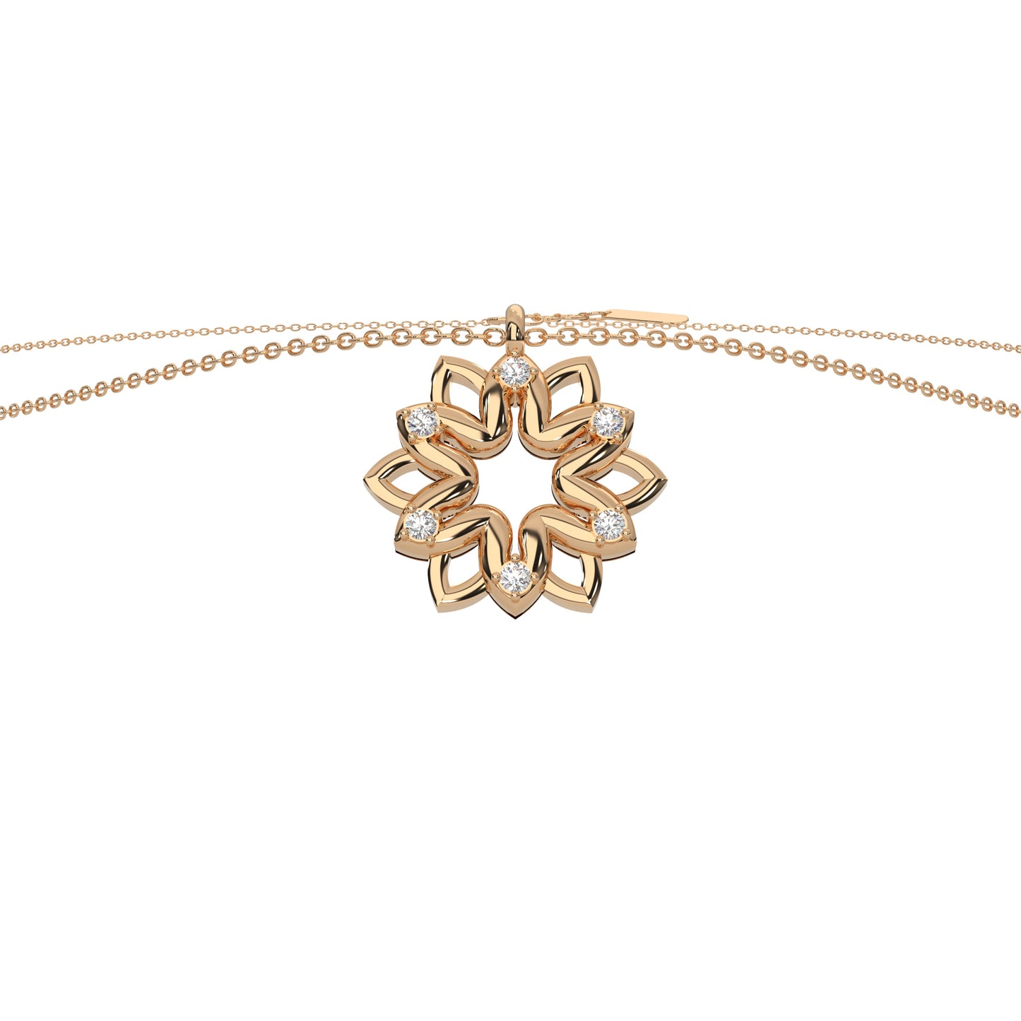 Whispering Willow Necklace 18k