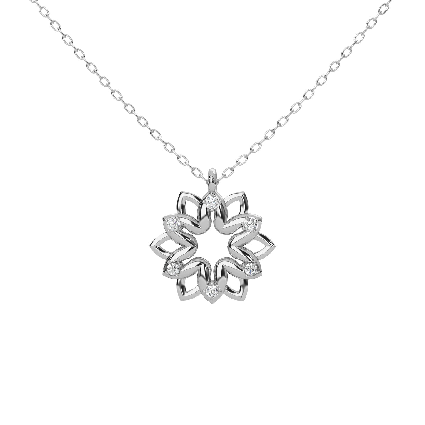 Whispering Willow Necklace 18k