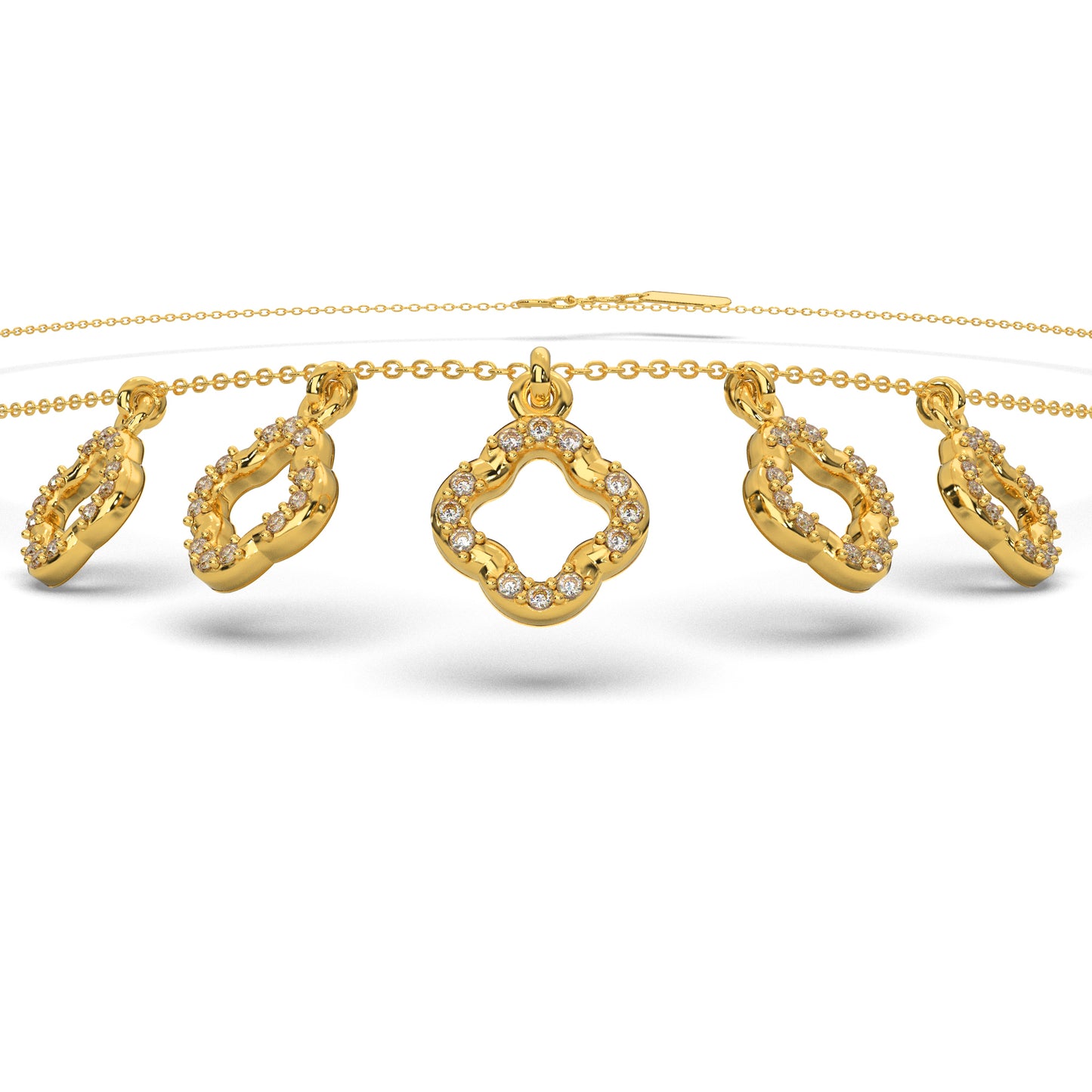 Moonlit Majesty Necklace 18k