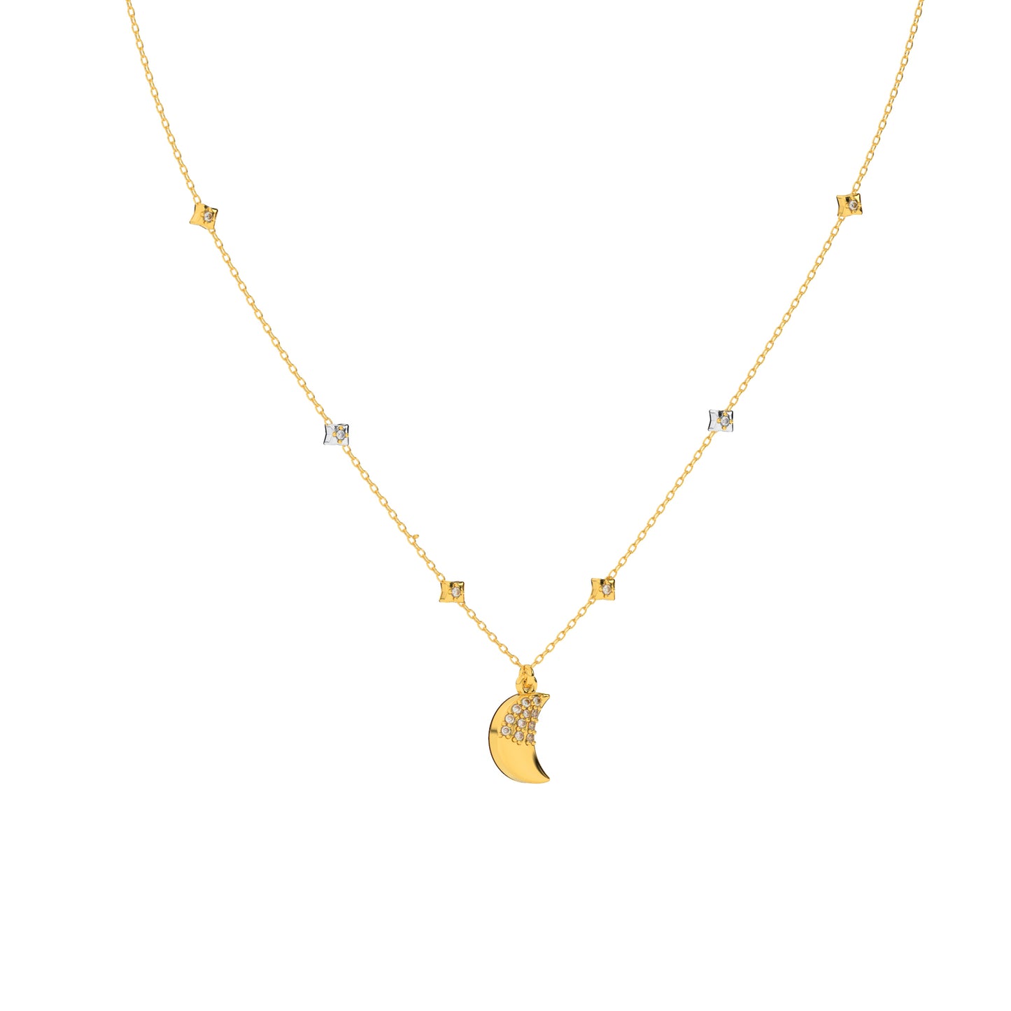 Gilded Gala Necklace 18k
