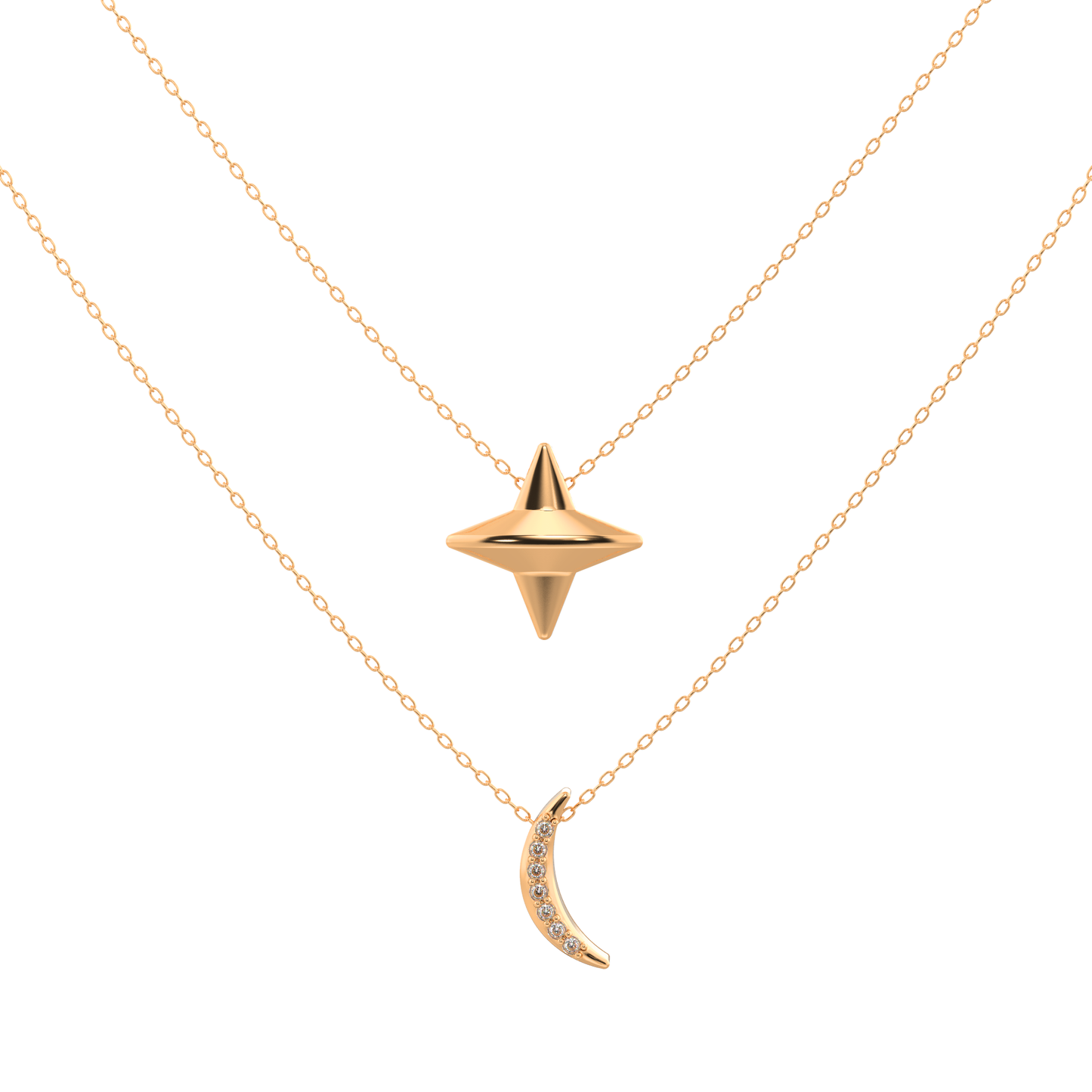 Tranquil Trellis Necklace 18k