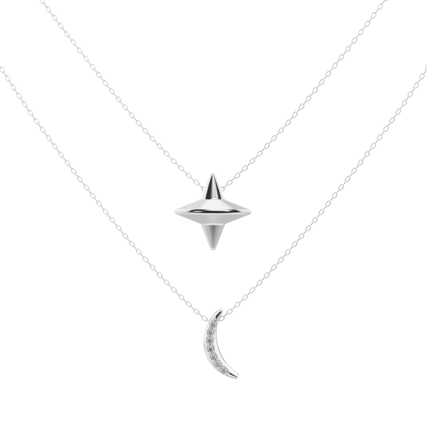 Tranquil Trellis Necklace 18k