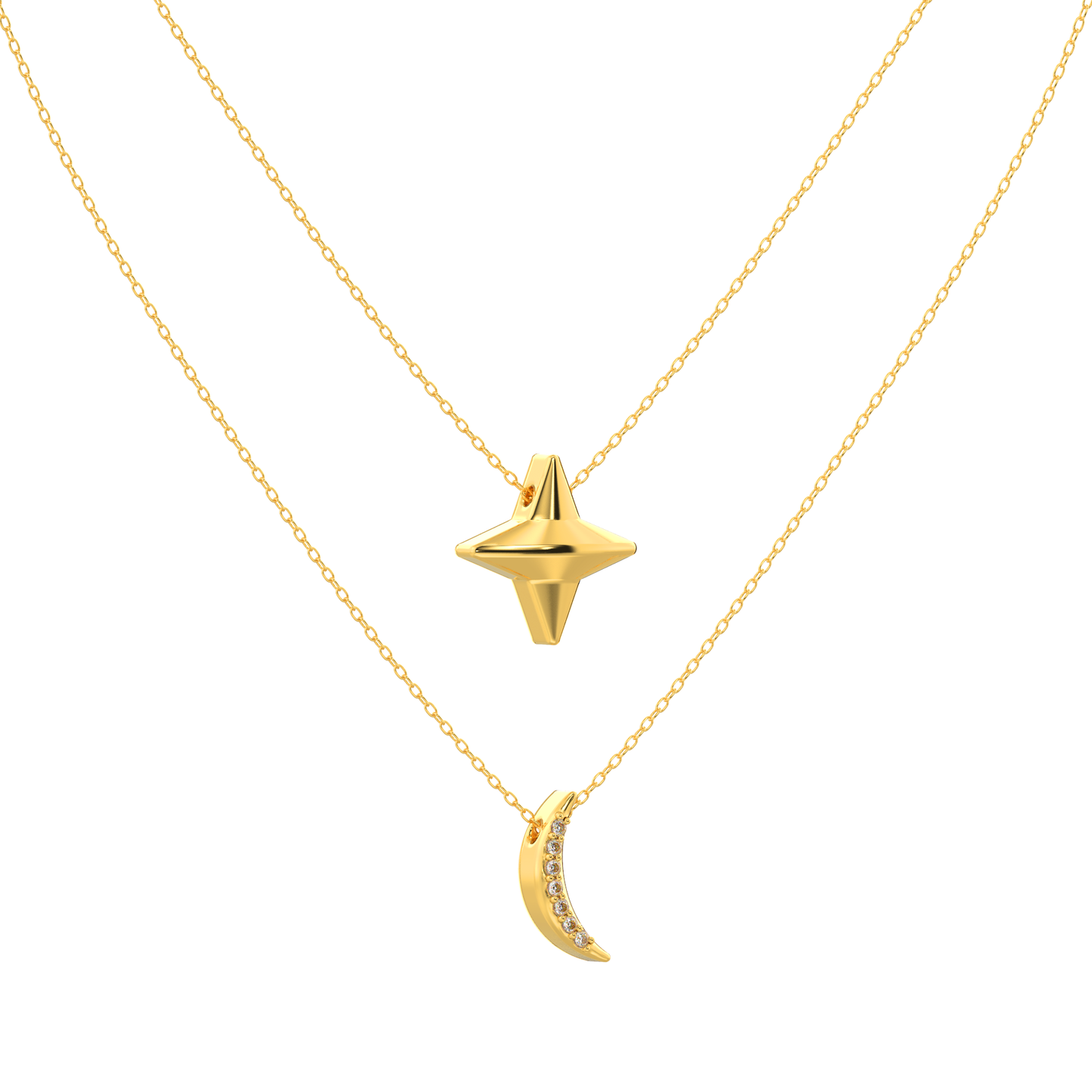 Tranquil Trellis Necklace 18k