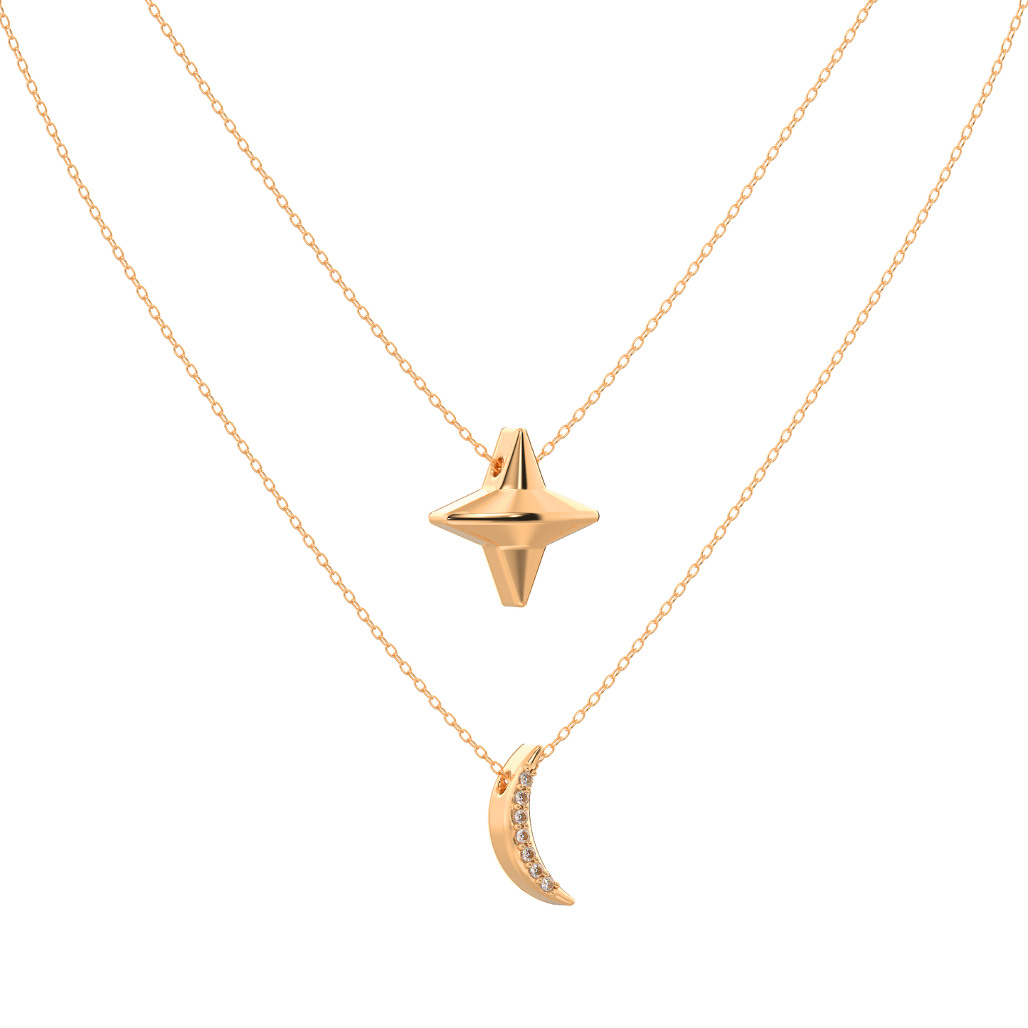 Tranquil Trellis Necklace 18k